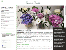 Tablet Screenshot of pensierifioriti.com